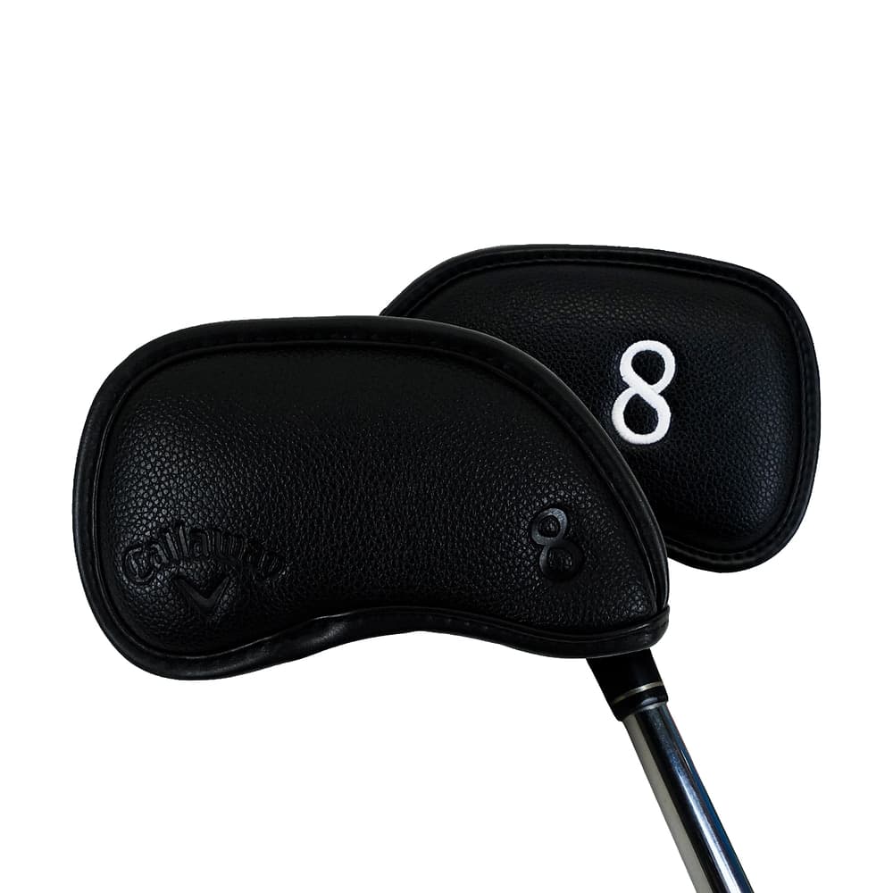 Callaway Magnetic Iron Headcover Set, photographed on white