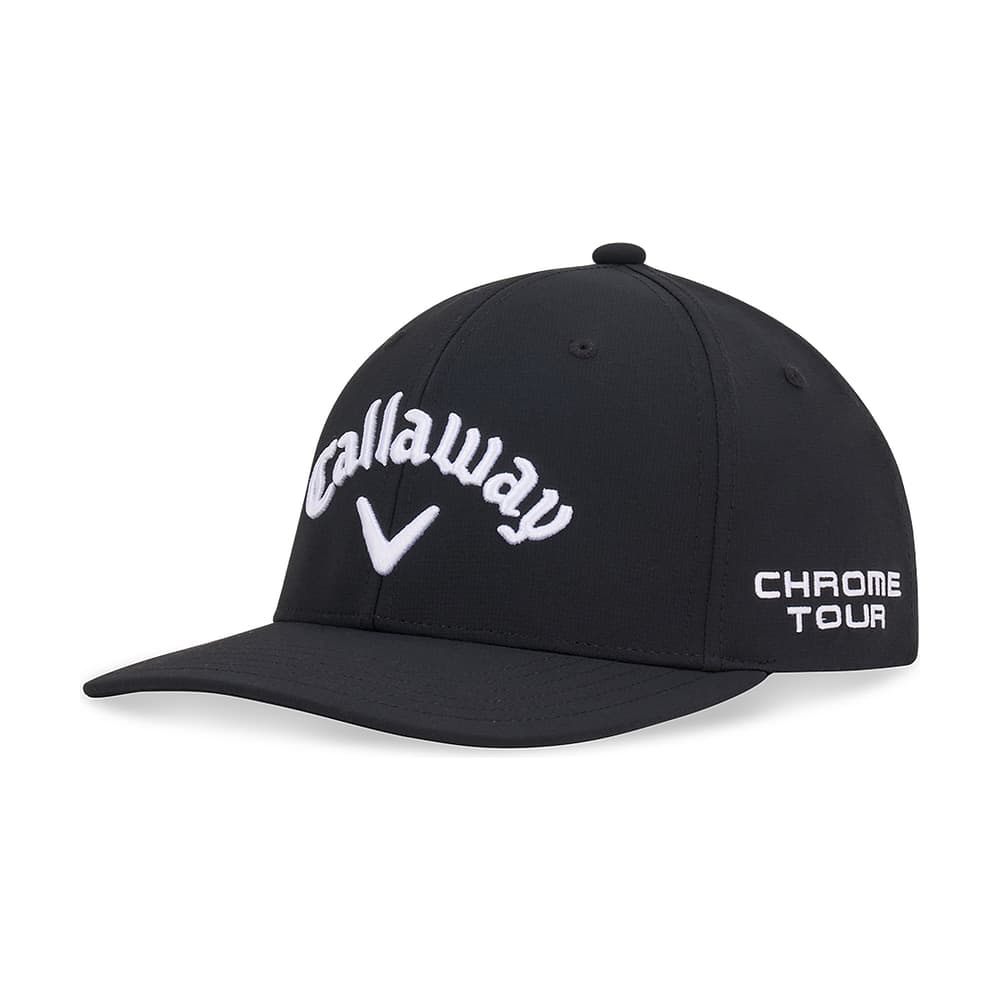 A black Callaway Tour Authentic Performance Pro cap, on white