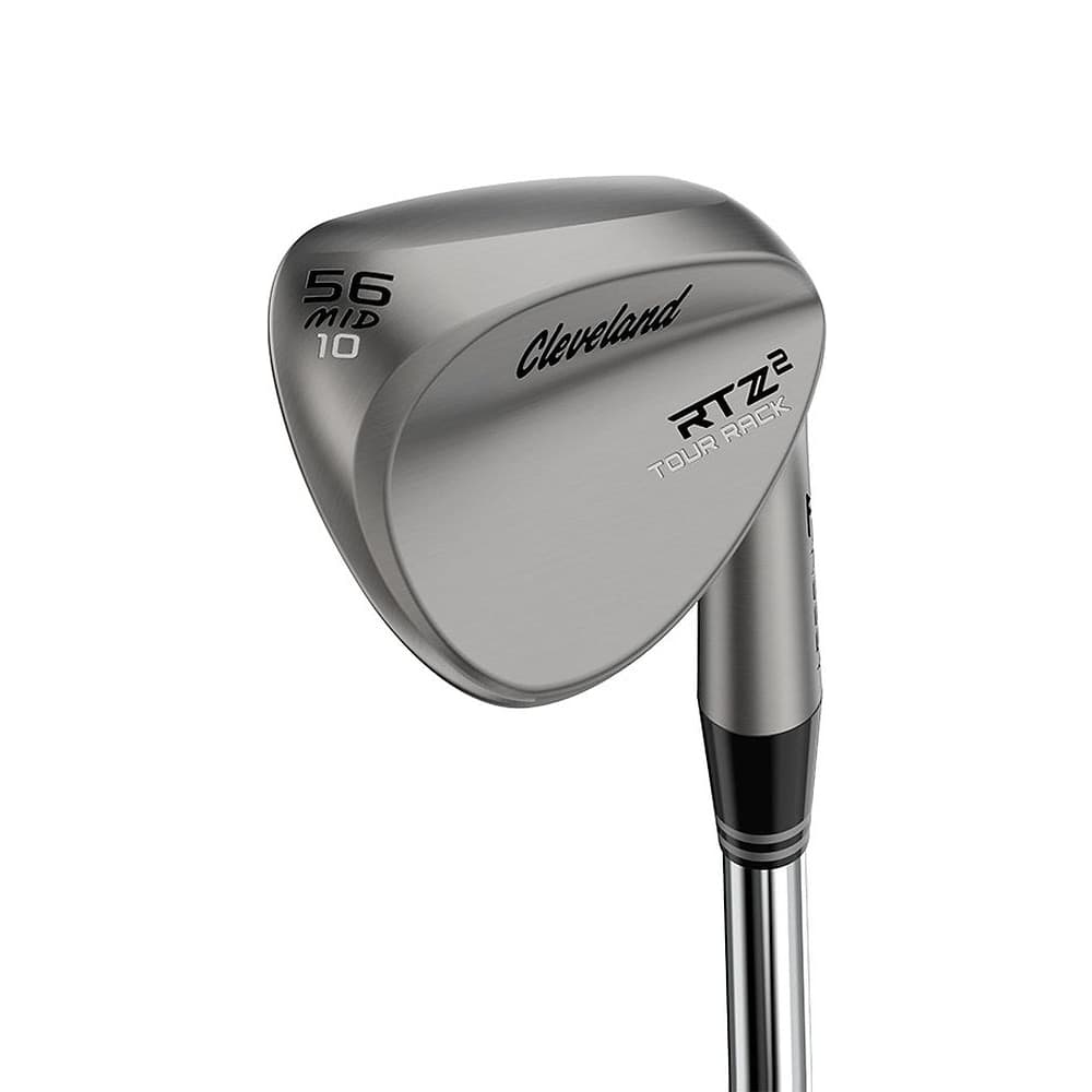 Cleveland RTZ 2 Tour Rack Wedge at address, photographed on white