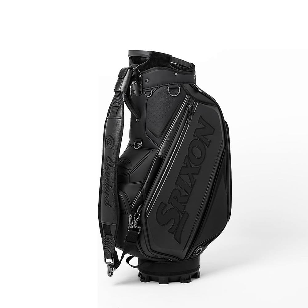 Srixon Blackout Staff Bag, photographed on white