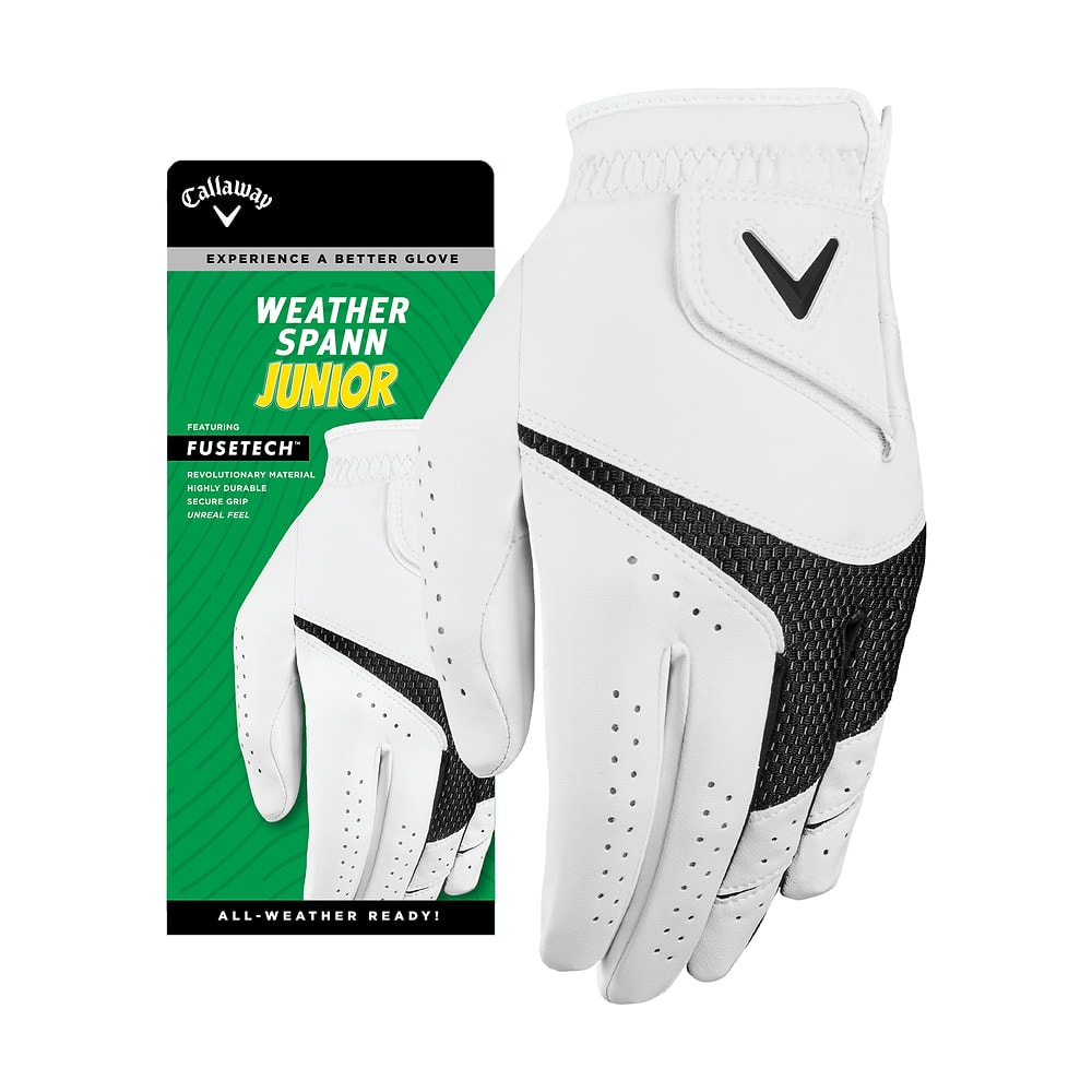 Callaway Weather Spann Junior Glove, photographed on white