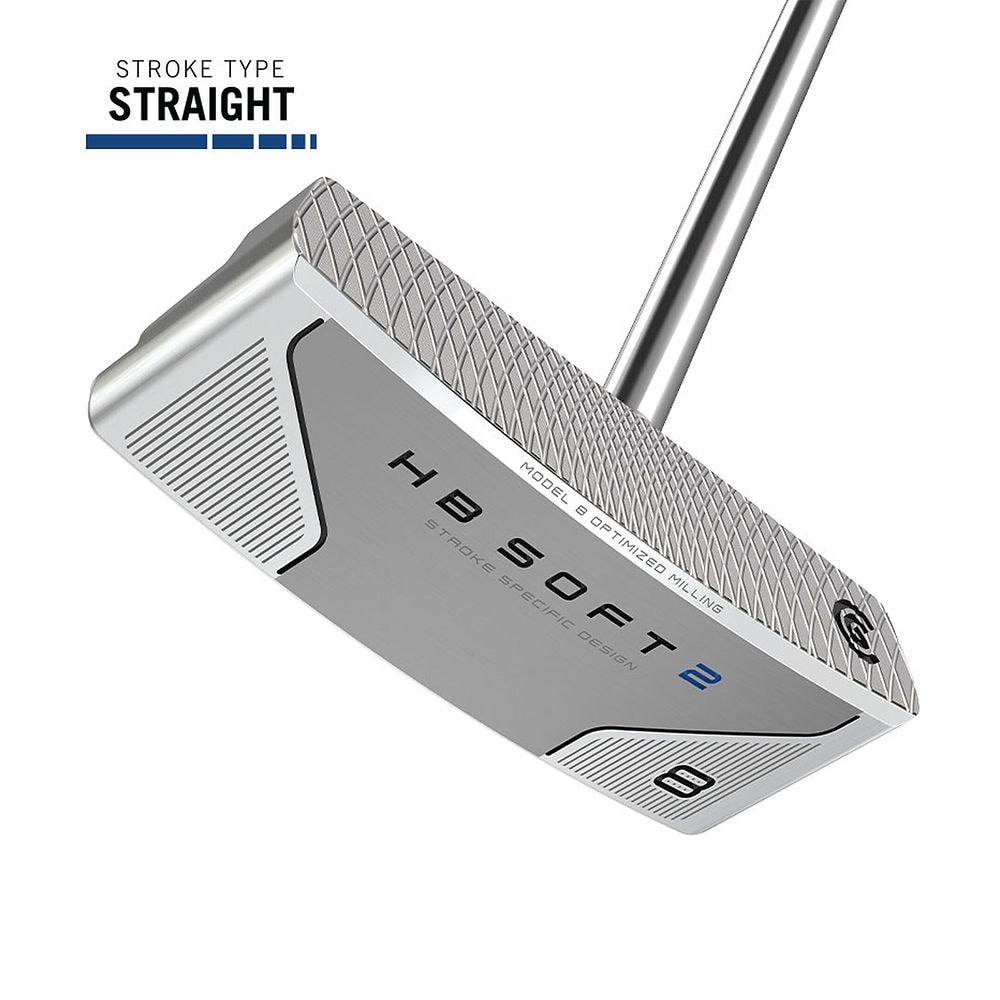 Cleveland HB SOFT 2 Putter, Model 8C at address, photographed on white