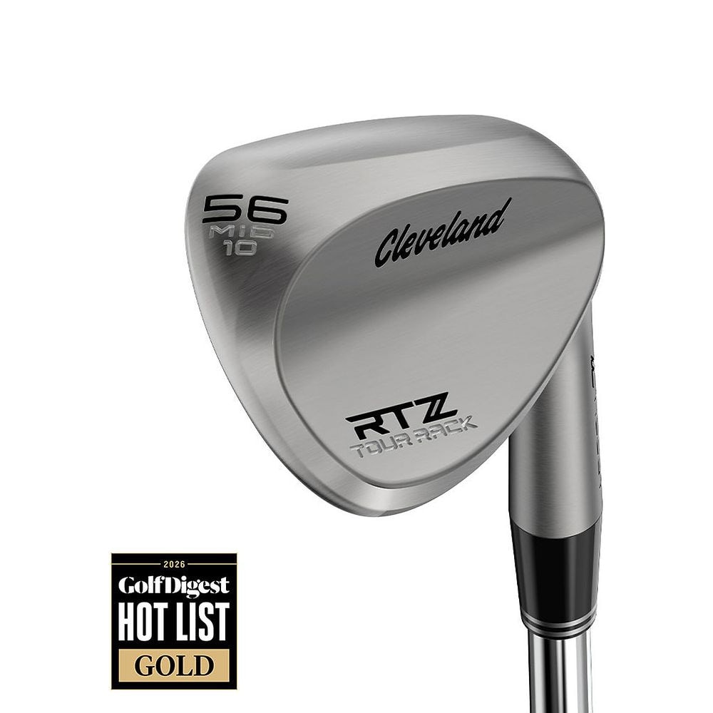 Cleveland RTZ Tour Rack (Raw) Wedge at address, photographed on white