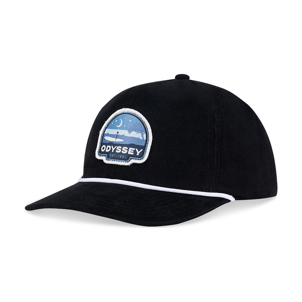 Odyssey Cord Green Scene XL Hat, photographed on white