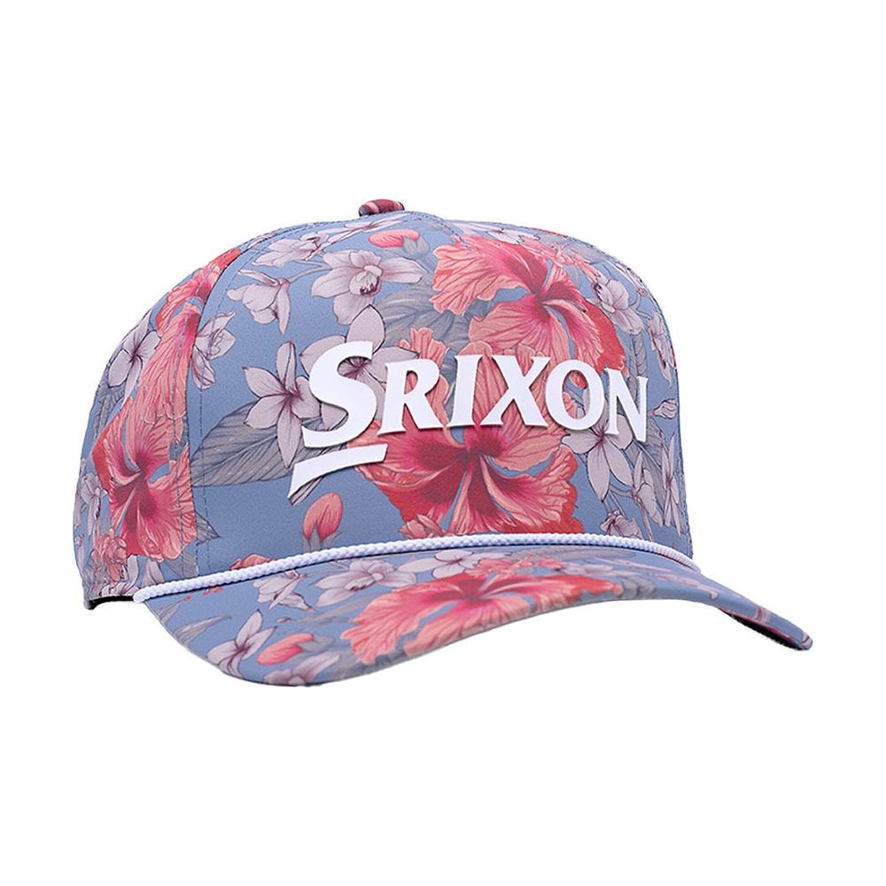 Srixon Hawaii Floral Hat, photographed on white