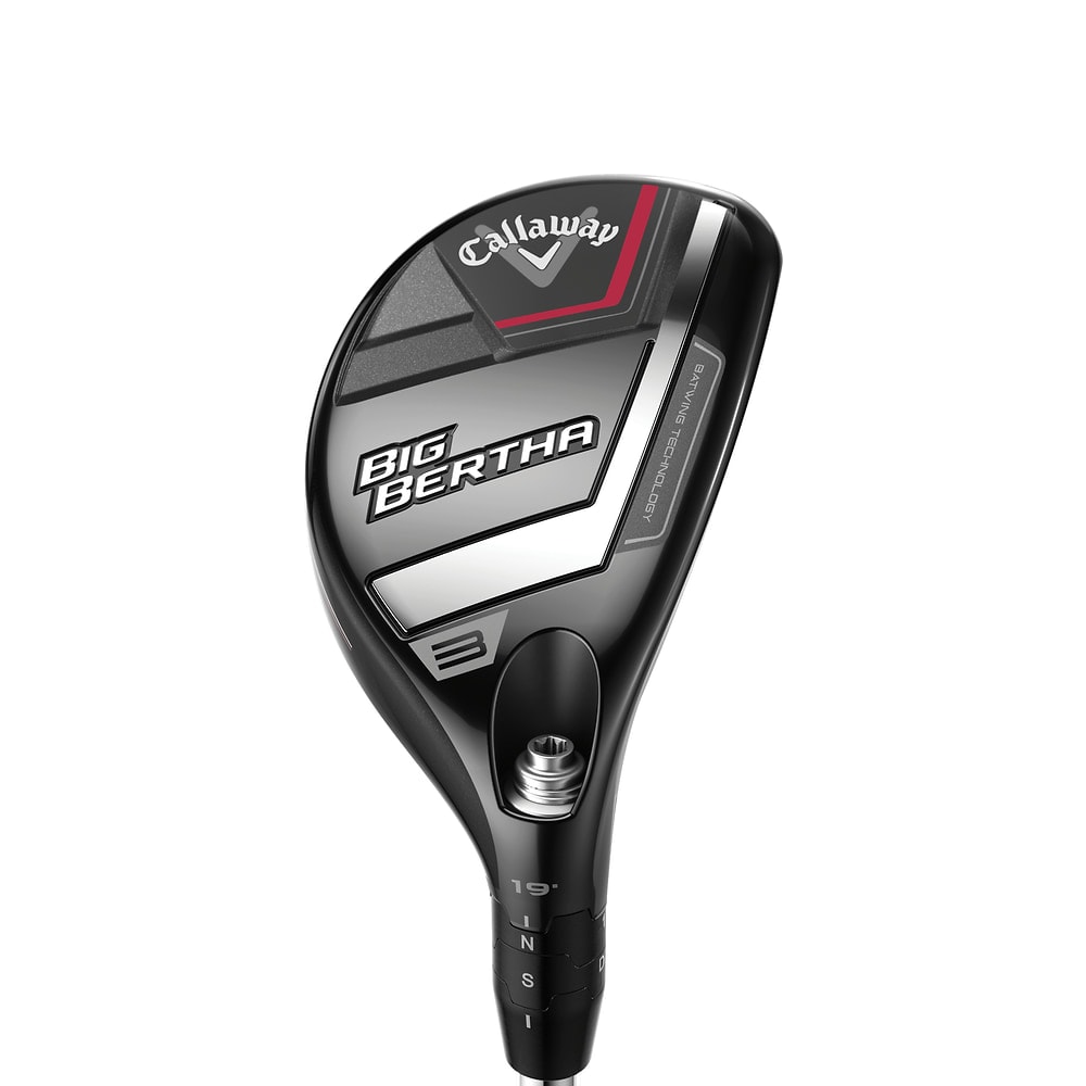 Callaway Big Bertha Hybrids at address, photographed on white
