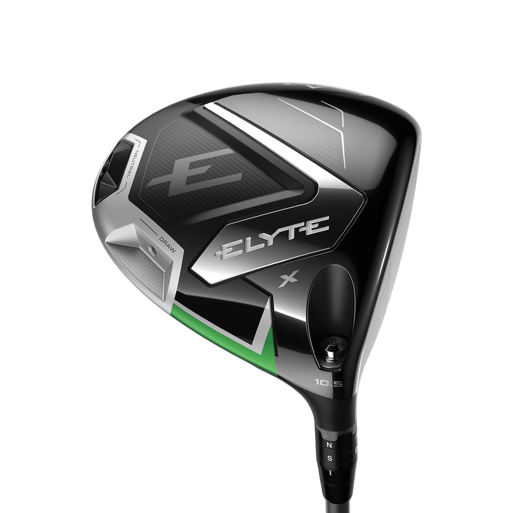 Callaway Elyte X Driver at address, photographed on white