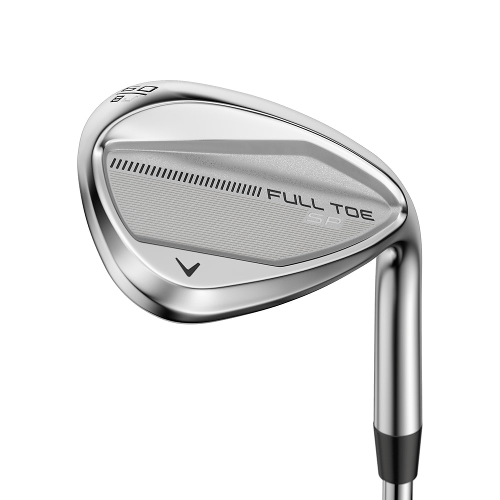 Callaway Full Toe SP Wedge at address, photographed on white
