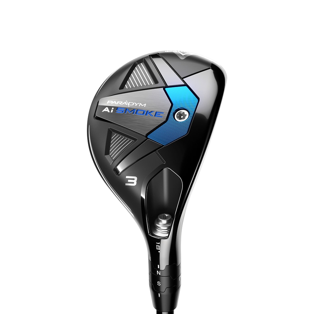 Callaway Paradym Ai Smoke Hybrid at address, photographed on white