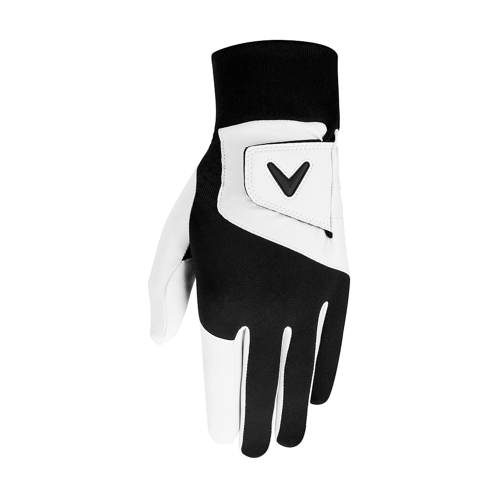 A Callaway Thermal Grip winter golf glove, on white