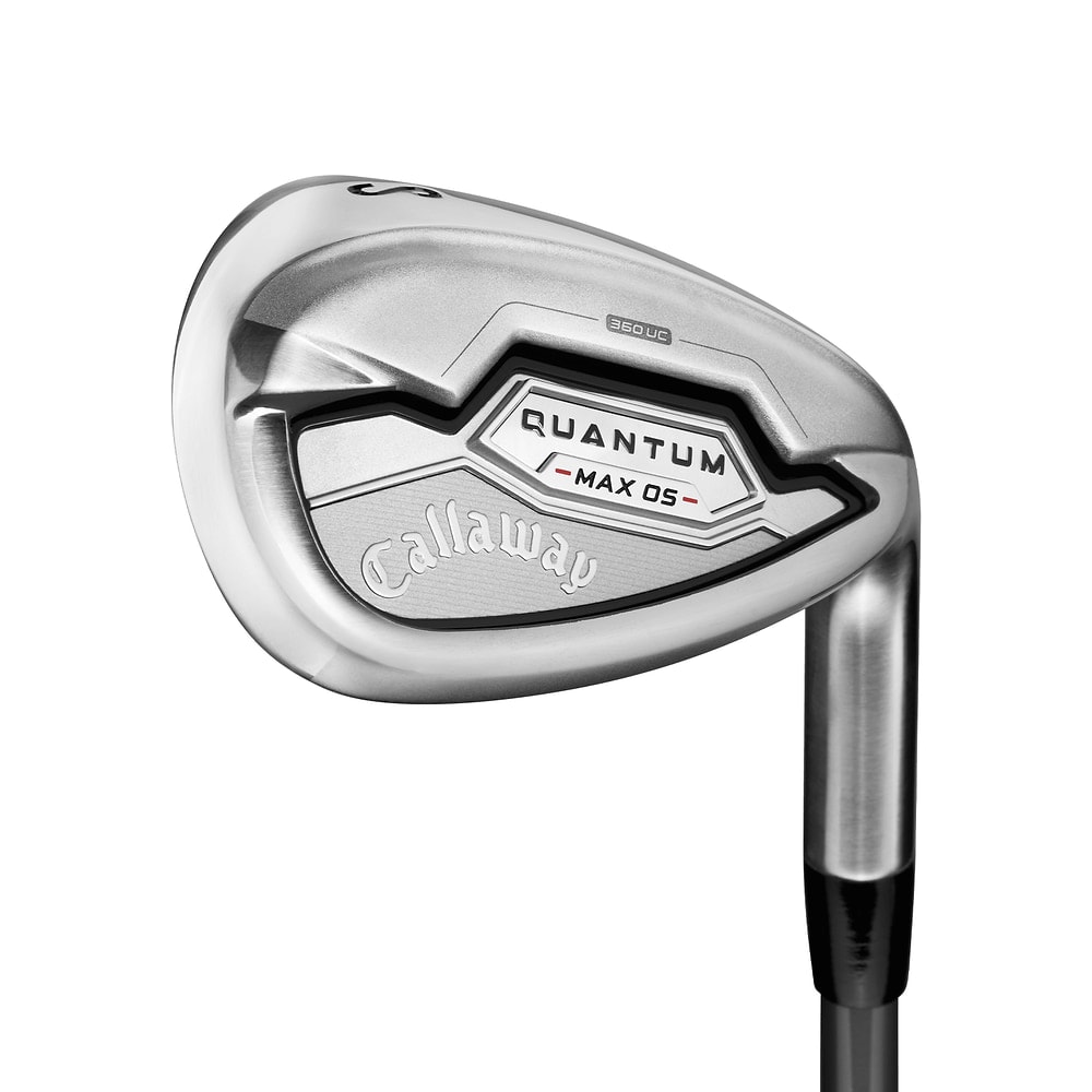 Callaway Women's Quantum Max OS Wedges at address, photographed on white