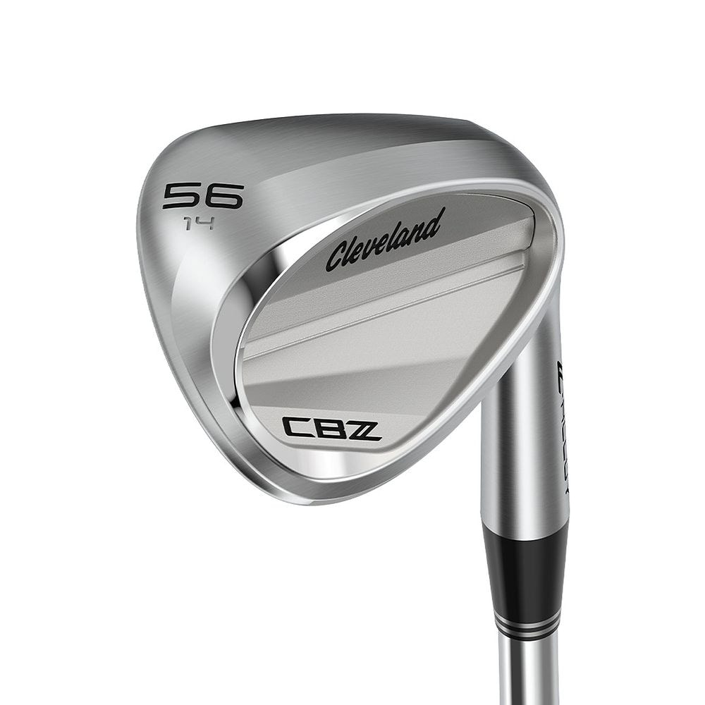 Cleveland CBZ Tour Satin Wedge at address, photographed on white