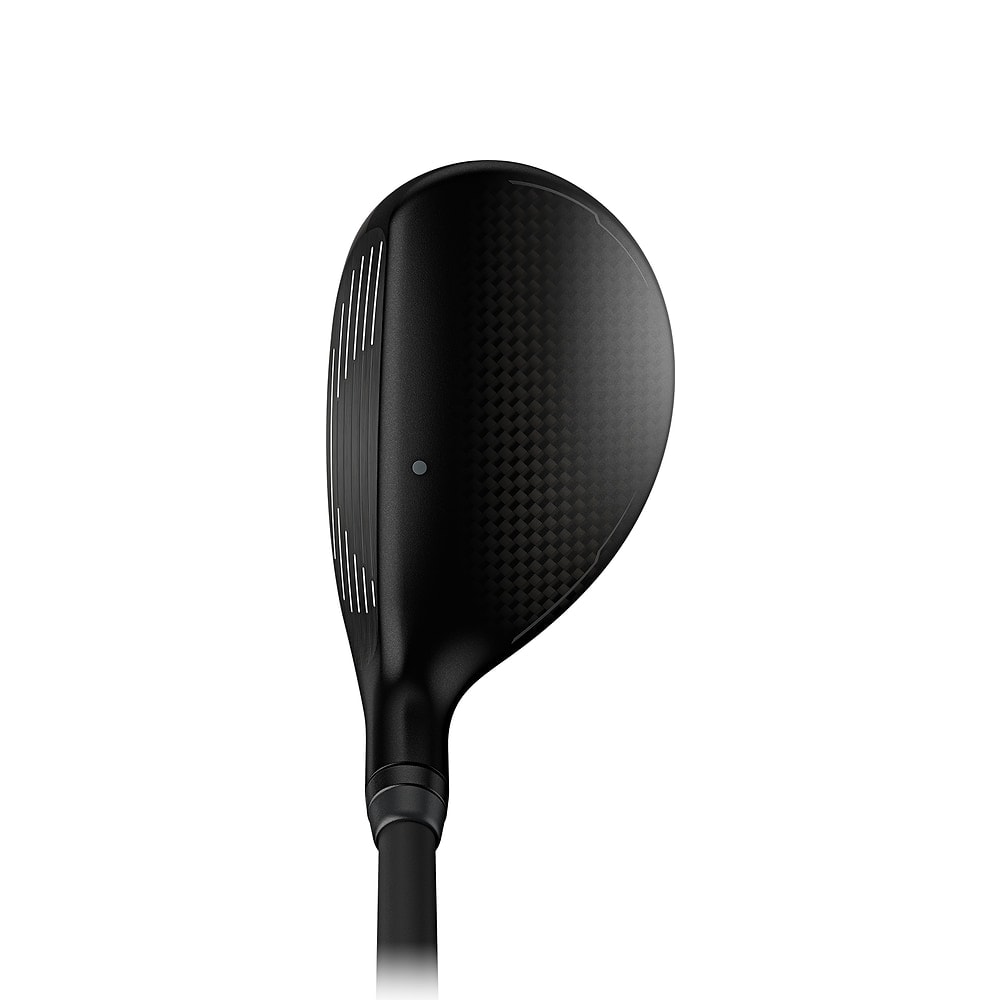 A Ping G440 hybrid at address, on white