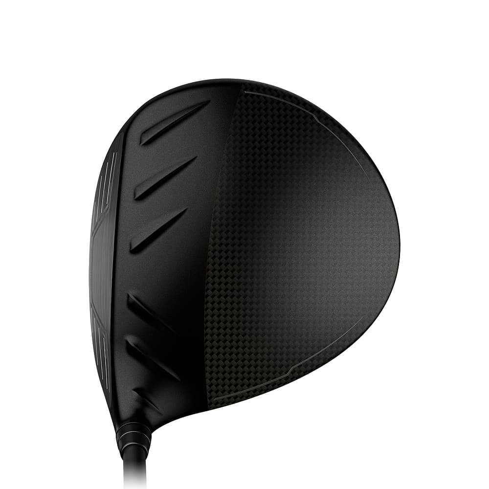 A Ping G440 Max driver at address, on white