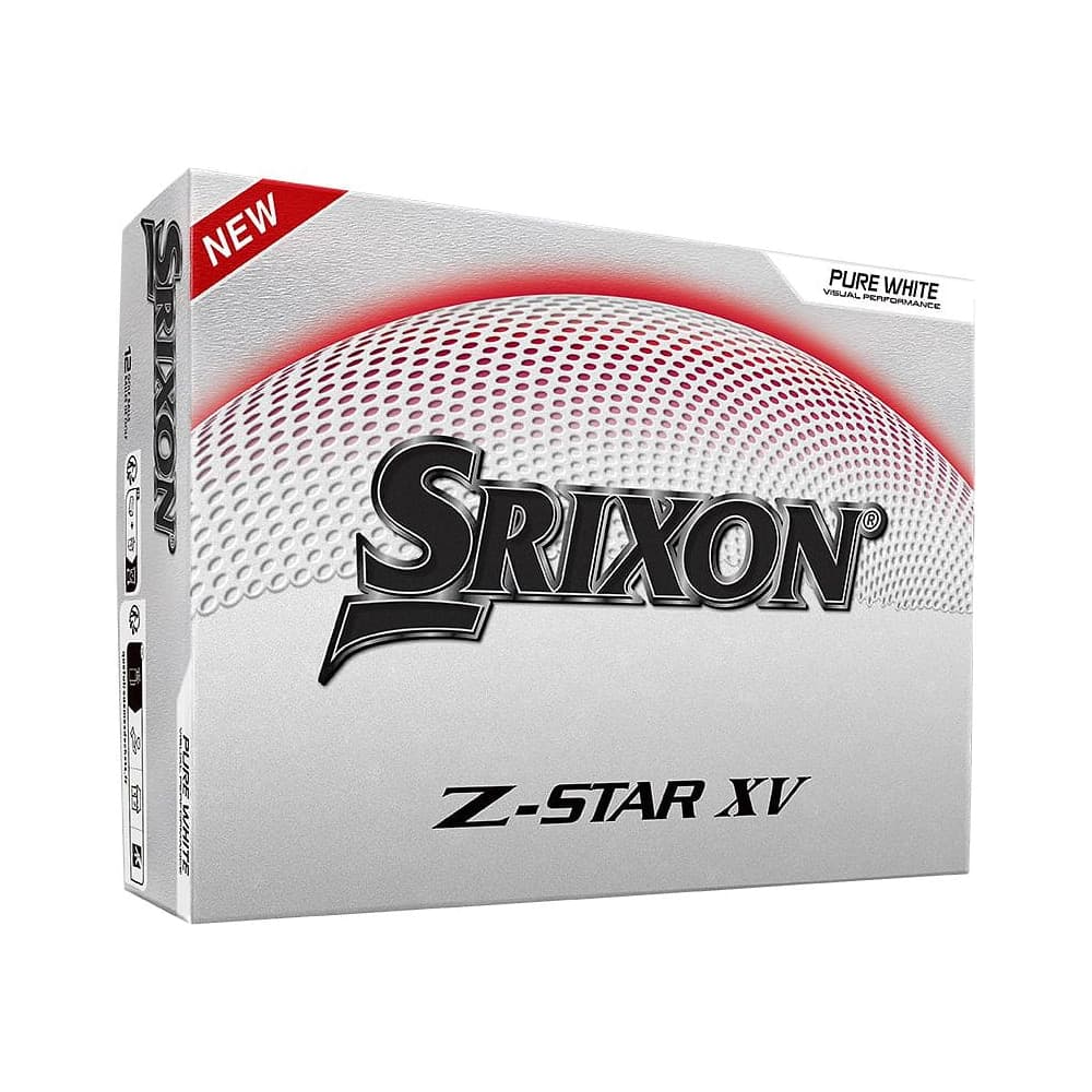 A box of a dozen Srixon Z-STAR XV golf balls