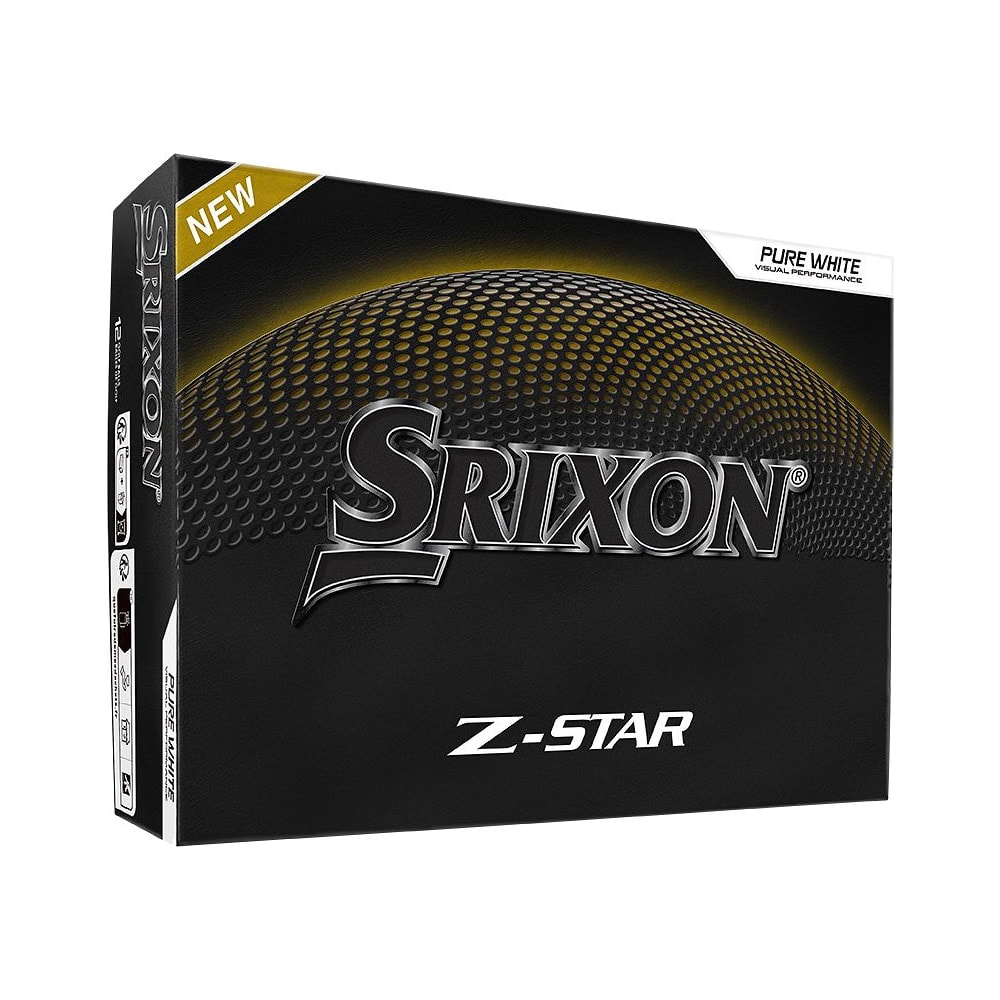 A box of a dozen Srixon Z-STAR golf balls