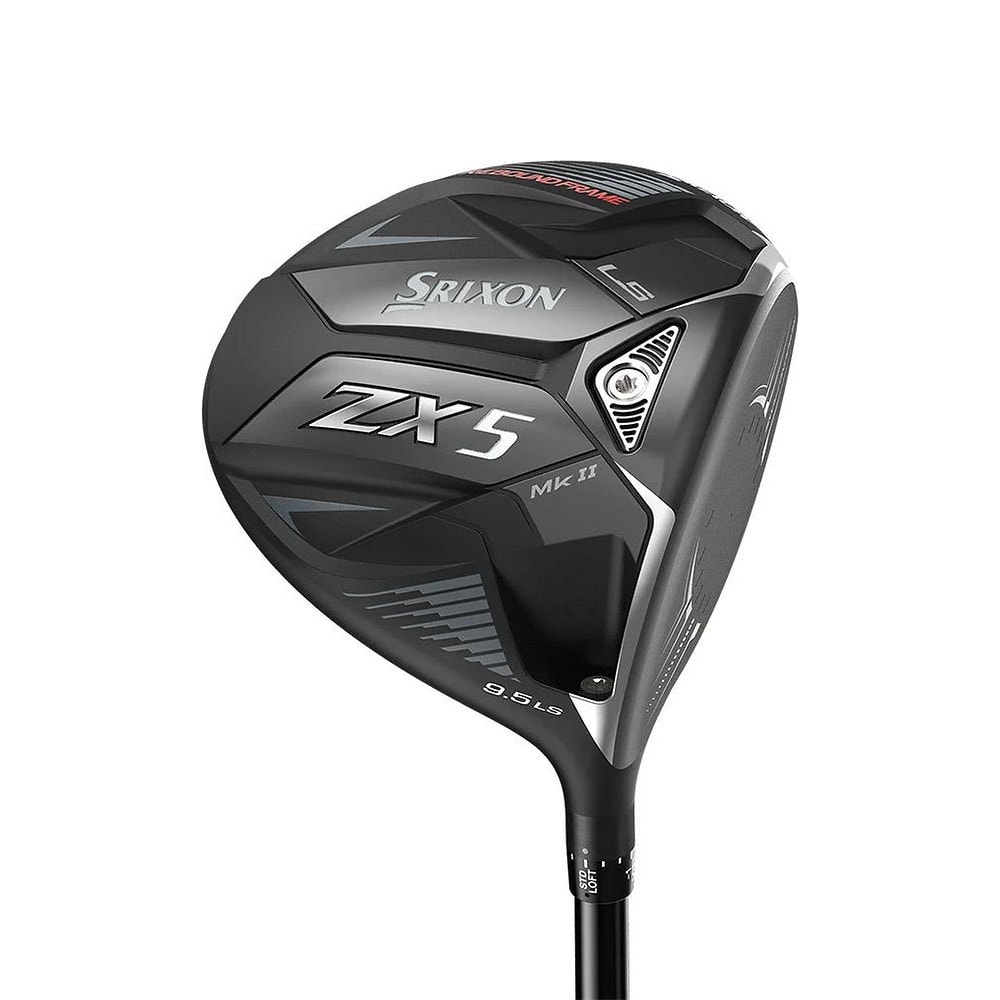 Srixon ZX5 LS Mk II Driver at address, photographed on white