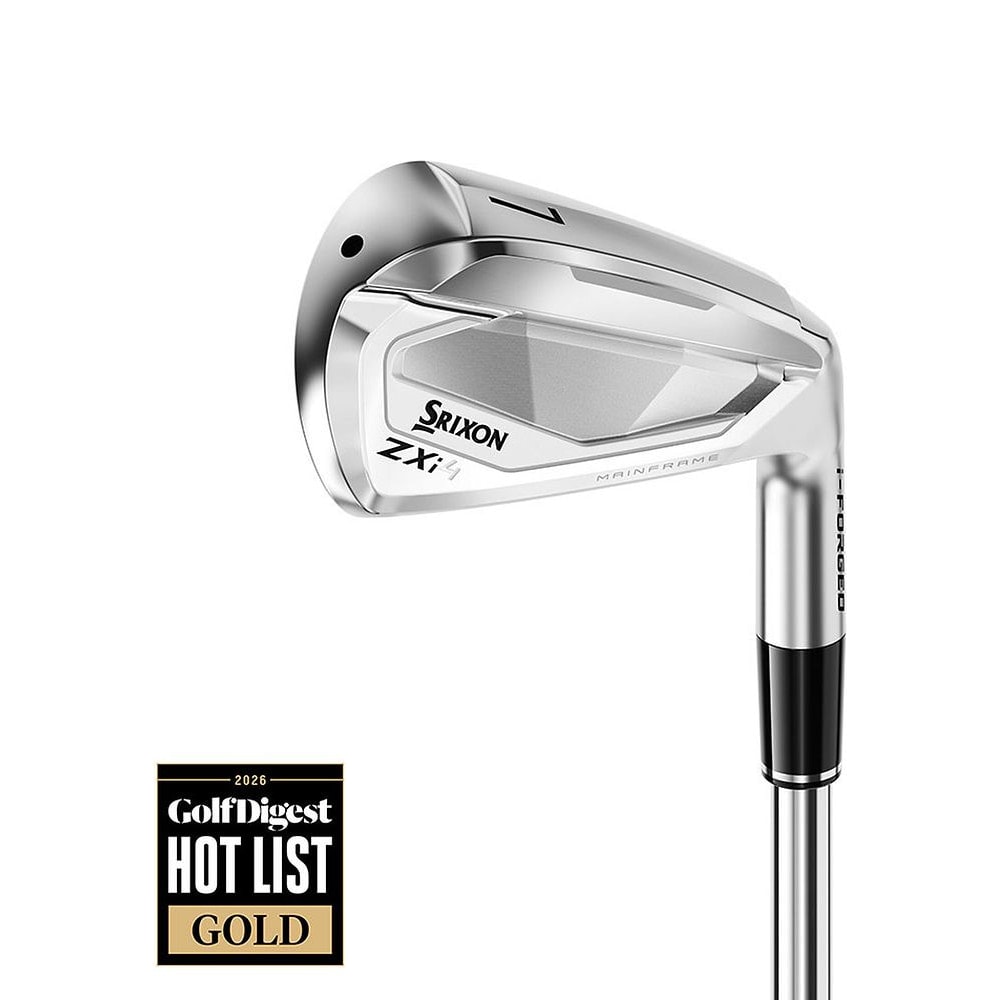 Srixon ZXi4 Irons (2025) at address, photographed on white